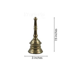 Pure Bronze Temple Bell – Ideal for Daily Pooja and Ceremonies pooja accessories