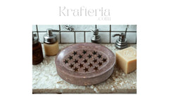 Handcrafted Marble Soap Box – Classic & Durable Design Sand Stone