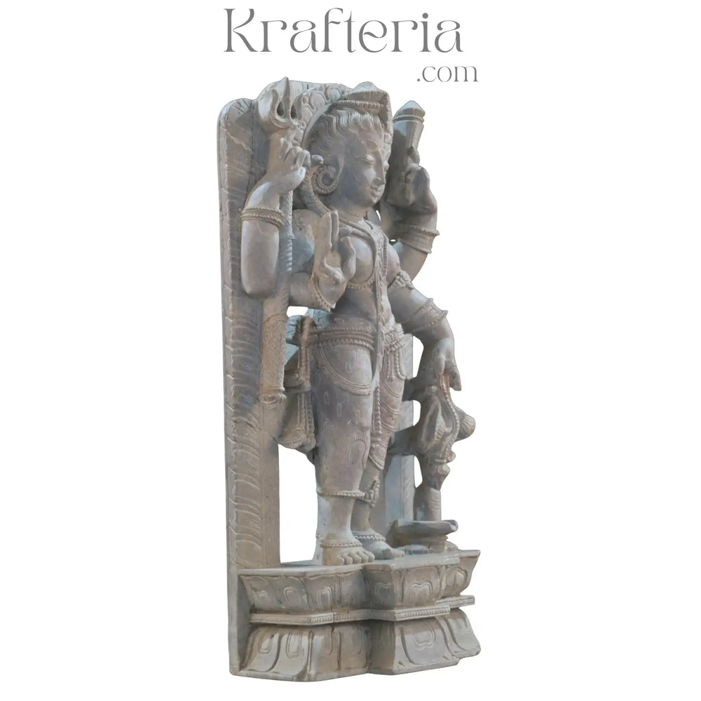 Arthanareeswara-The Iconic Half-Male, Half-Female Divine Sculpture Soft Stone