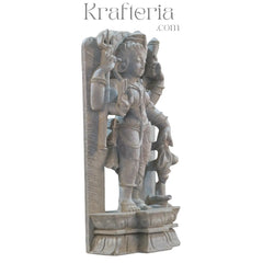 Arthanareeswara-The Iconic Half-Male, Half-Female Divine Sculpture Soft Stone