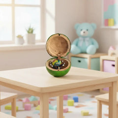 Handcrafted Wooden 'Surprise Spider' Box - Traditional Indian Trick Toy Wooden Decorative