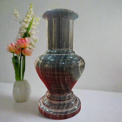 Handcrafted Marble Flower Vase – Elegant Home Decor