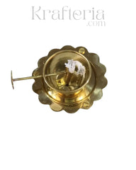 Decorative Brass Akhanda Deepam – Ideal for Festive Gifting & Spiritual Décor Brass Ware