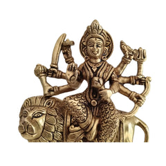 Handcrafted Brass Durga Mata Idol Brass Ware