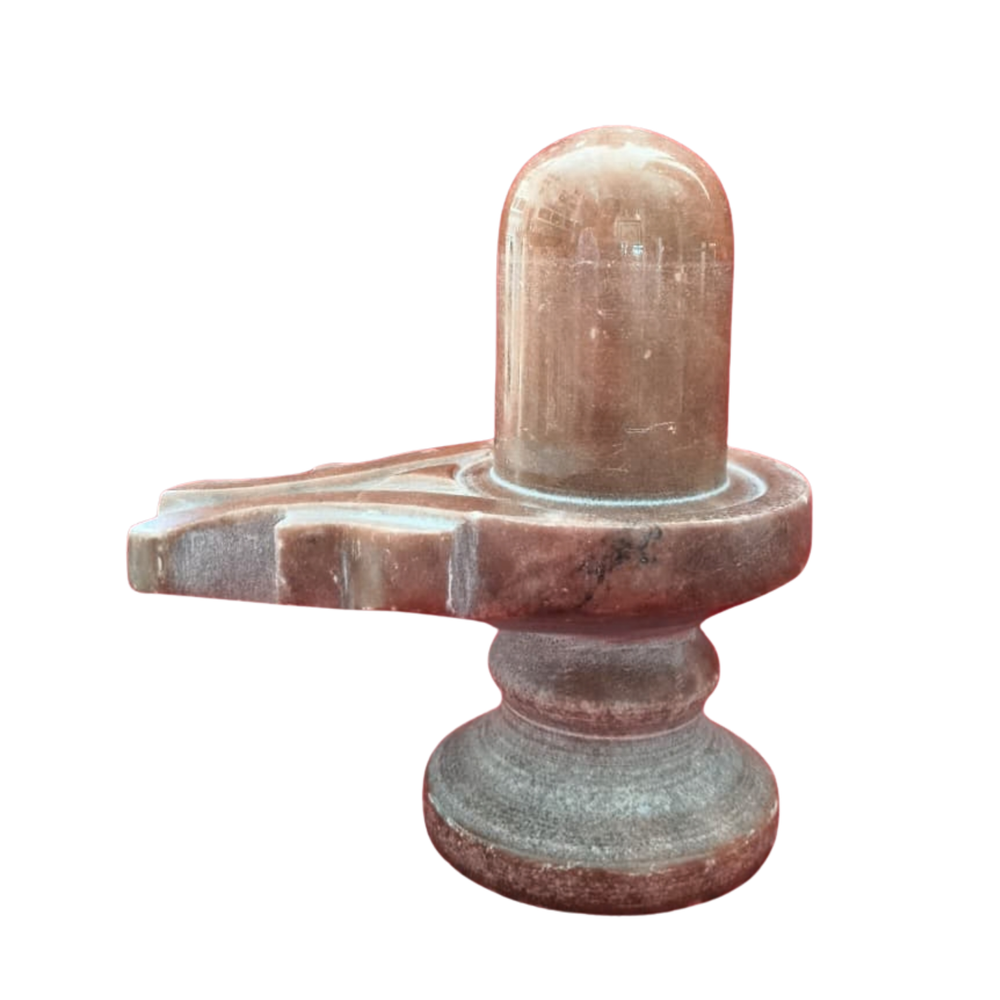 Handcrafted Marble Shiva Lingam-Spiritual Home Temple Idol Marble Soft Stone