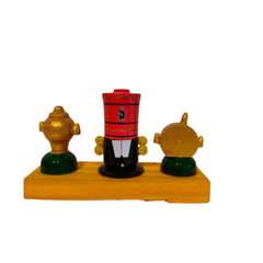 Vibrant Etikoppaka Balaji Stand - Traditional Lacquer Wood Art