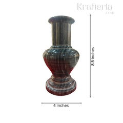Handcrafted Marble Flower Vase – Elegant Home Decor