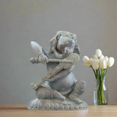 Divine Ganesh with Musical Instrument – Symbol of Joy and Creativity soft stone