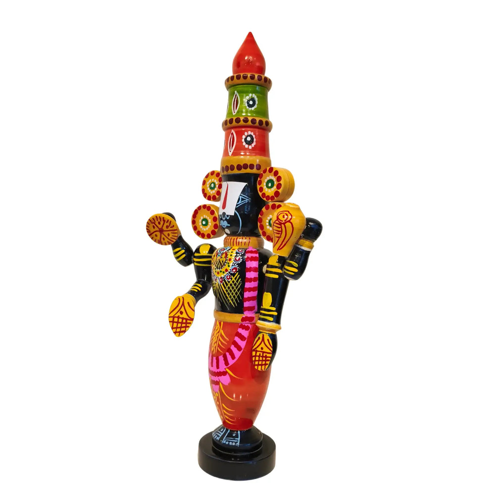 Sacred Etikoppaka Balaji Wooden Statue – A Handcrafted Symbol of Devotion Etikoppaka Lacquerware