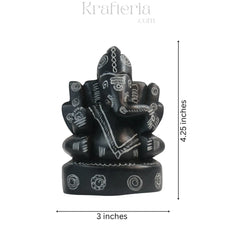 Ganesh Ji Statue in Soft Stone – Puja & Decorative Use belur shanker