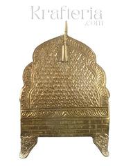 Shuddha Peetham – Brass Pooja Simhasan for Divine Idols
