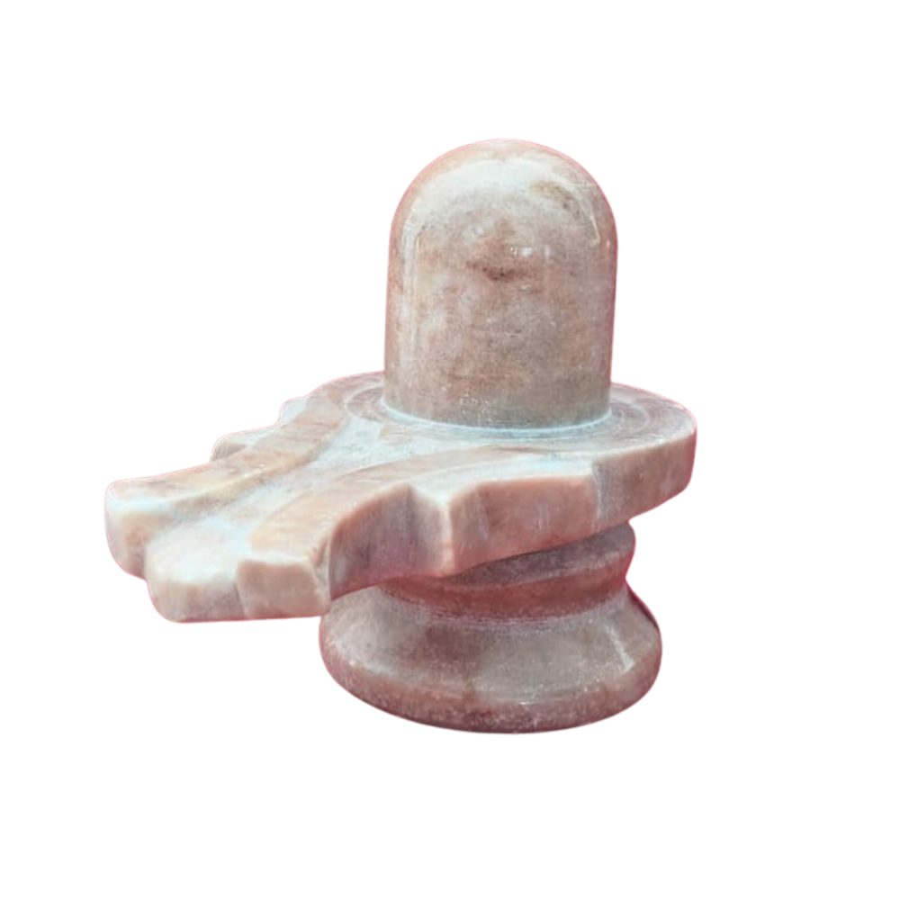 Handcrafted Marble Shiva Lingam-Spiritual Home Temple Idol Marble Soft Stone