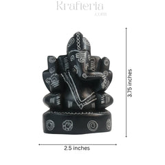 Ganesh Ji Statue in Soft Stone – Puja & Decorative Use belur shanker