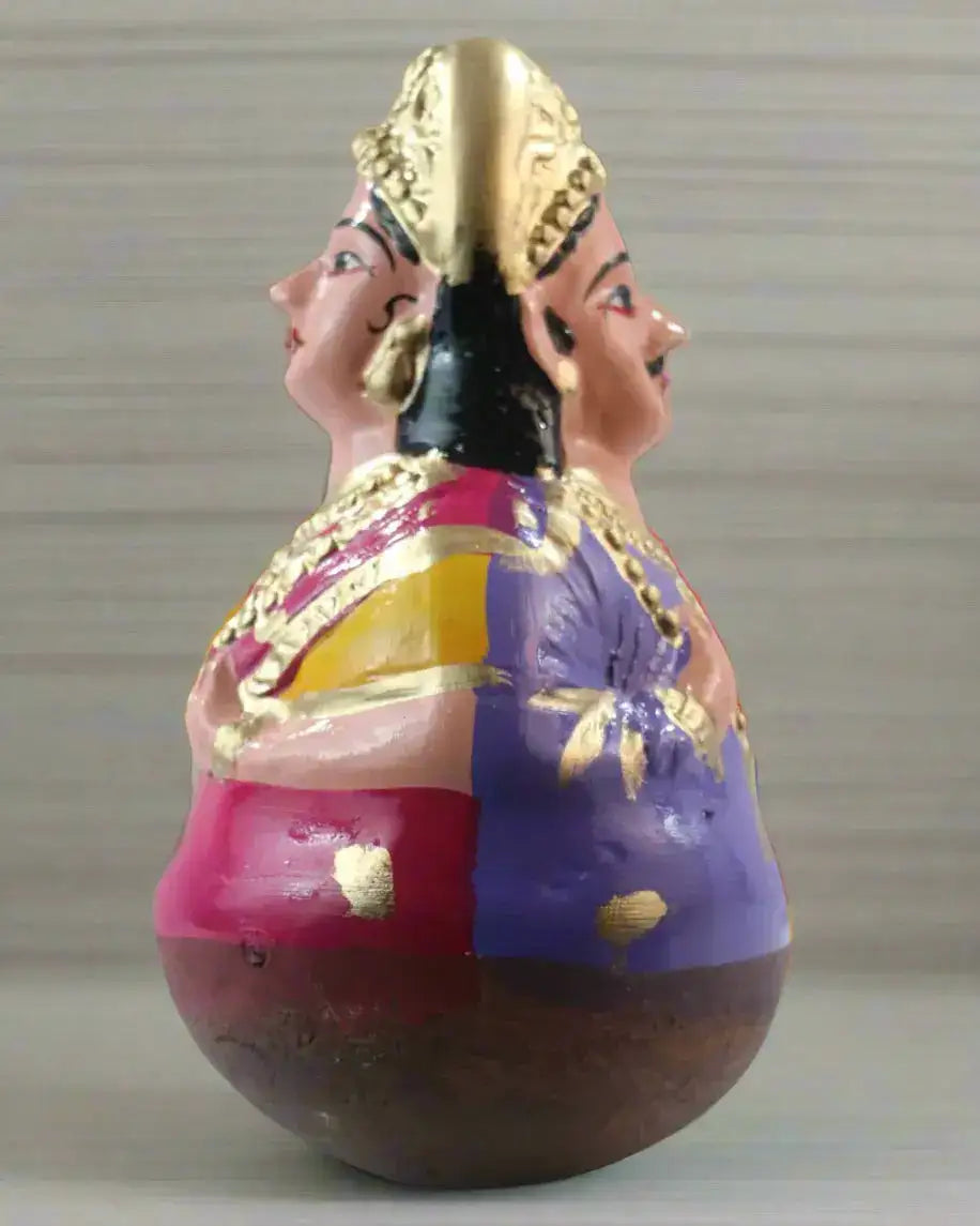 Bobblehead Dolls for Golu – Classic South Indian Thalaiyatti Bommai Alagu Sundaram