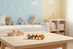 Colorful non toxic baby sensory rattle