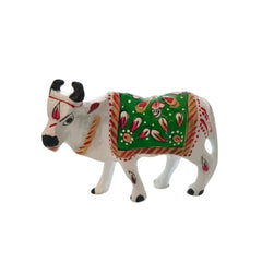 Hand-Painted Metal Cow Metal Decorative