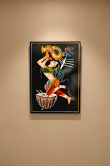 Rhythms of Tradition – Folk Musician Nirmal Painting Paintings