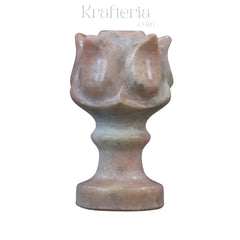 Handcrafted Marble Agarbatti Stand–  Natural Stone Incense Holder
