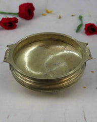 Handcrafted Bronze Uruli – Perfect for Floating Flowers & Home Decor