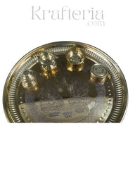 Brass Pooja Thali Set – Complete Traditional Worship Essentials