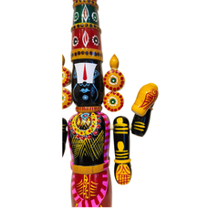 Handcrafted Etikoppaka Balaji Wooden Statue – The Divine Lord in Vibrant Colors