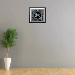 The Moonlit Steed – Grace in Shades of Silver and Blue