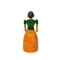 Regal Etikoppaka Lacquer Wooden Lady