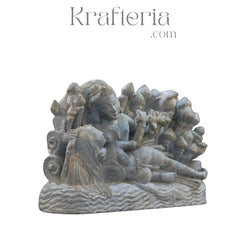 Lakshmi Narayan Sculpture – Divine Couple of Prosperity and Protection Soft Stone