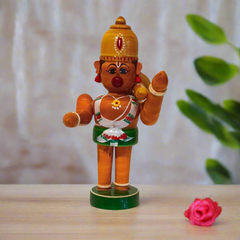 Etikoppaka Little Hanuman Wooden Statue
