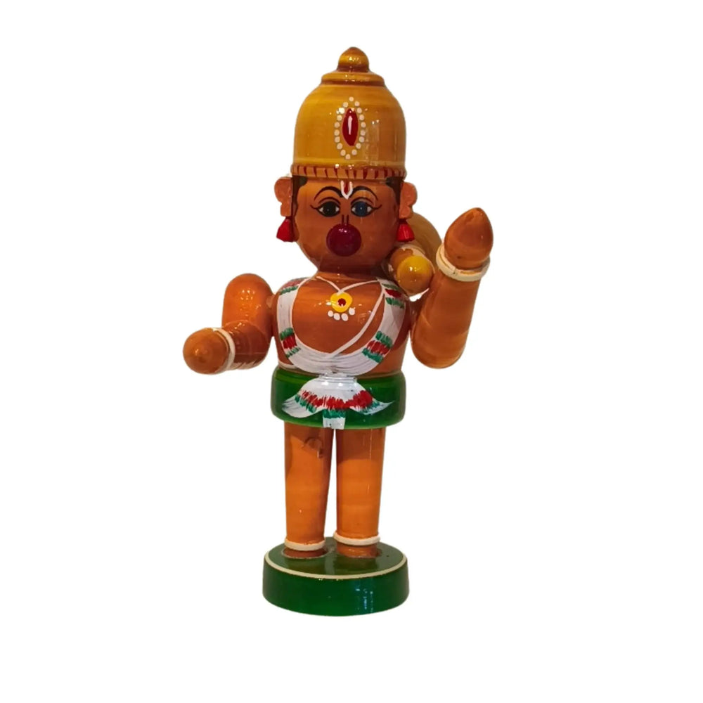 Etikoppaka Little Hanuman Wooden Statue Etikoppaka Lacquerware