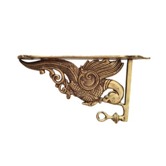 Handcrafted Brass Peacock Wall Hanging Stand Brass Ware