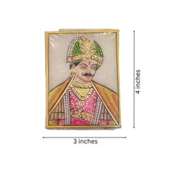 Maharaja of Rajasthan Marbel Painting