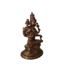 Panchaloha Goddess Lakshmi Idol – Symbol of Prosperity Karthick's metal art