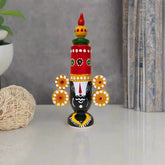 Majestic Etikoppaka Balaji Idol – Handcrafted Wooden Folk Art of Tirumala Tradition Etikoppaka Lacquerware