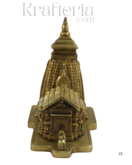 Handcrafted Brass Kedarnath Shrine – Symbol of Devotion and Faith