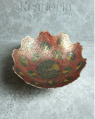 Peacock Glory - Centerpiece Brass Fruit Bowl Brass Ware