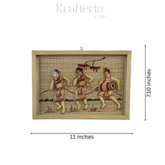 Handcrafted Tribal Bamboo Wall Decor – Ethnic Art Piece