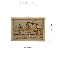 Handcrafted Tribal Bamboo Wall Decor – Ethnic Art Piece Sargaalaya