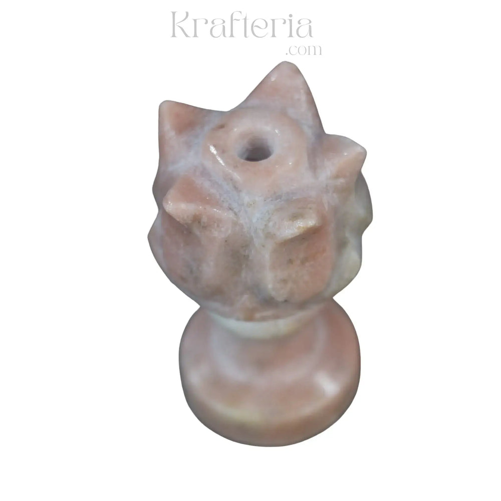 Handcrafted Marble Agarbatti Stand– Natural Stone Incense Holder Marble Soft Stone