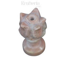 Handcrafted Marble Agarbatti Stand–  Natural Stone Incense Holder
