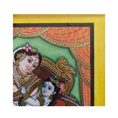 Mysore Yashodha With Krishna Painting | 22KT Gold Leaf
