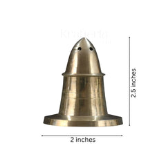 Pure Brass Incense Stick Holder 5 Holes, Brass Agarbatti Stand Brass Ware