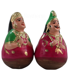 Golu King and Queen Dolls – Traditional Thanjavur Handcrafted Set