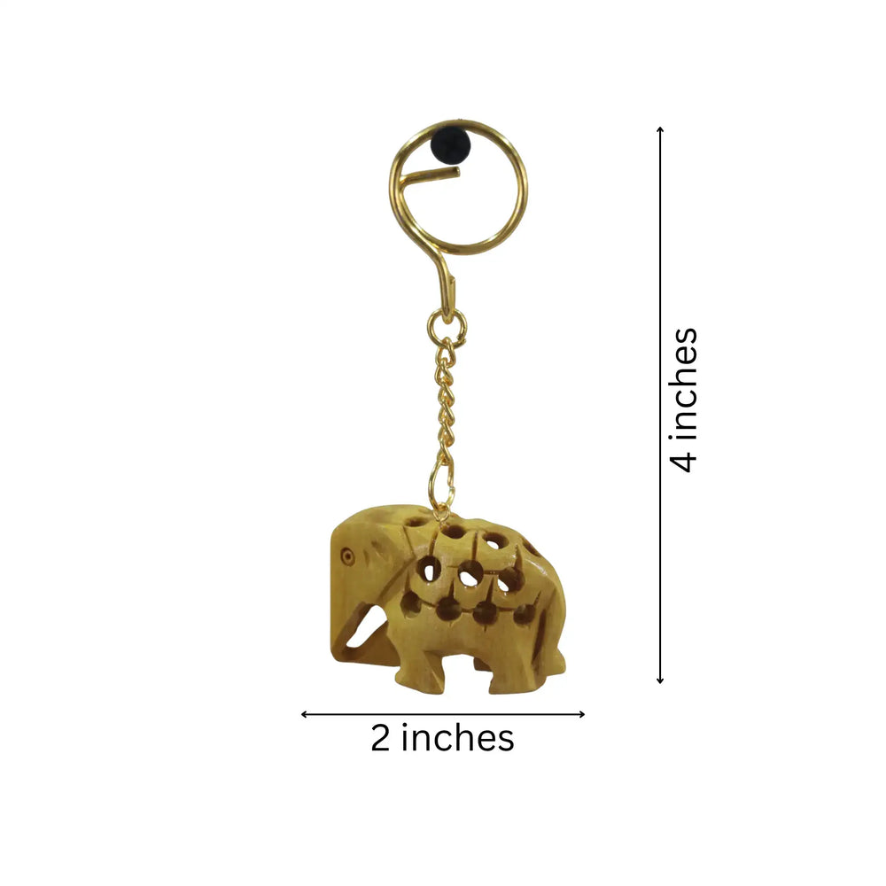 Handcrafted Wooden Jali Key Chains – Intricate Cutwork Design Accessories