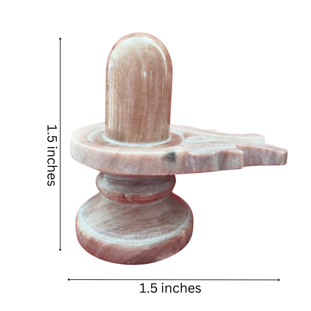 Handcrafted Marble Shiva Lingam-Spiritual Home Temple Idol Marble Soft Stone