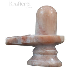 Handcrafted Marble Shiva Lingam-Spiritual Home Temple Idol Marble Soft Stone
