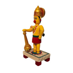 Devotional Decor - Etikoppaka Hanuman with Mace