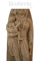 Matru Murti - A Sandstone Depiction of Maternal Love Sand Stone