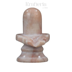 Handcrafted Marble Shiva Lingam-Spiritual Home Temple Idol Marble Soft Stone