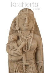 Matru Murti - A Sandstone Depiction of Maternal Love